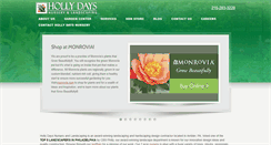 Desktop Screenshot of hollydaysnursery.com